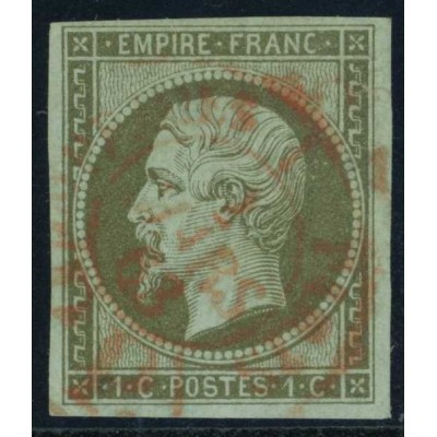 YT 11 - Cachet Rouge - Cote 175 Euros