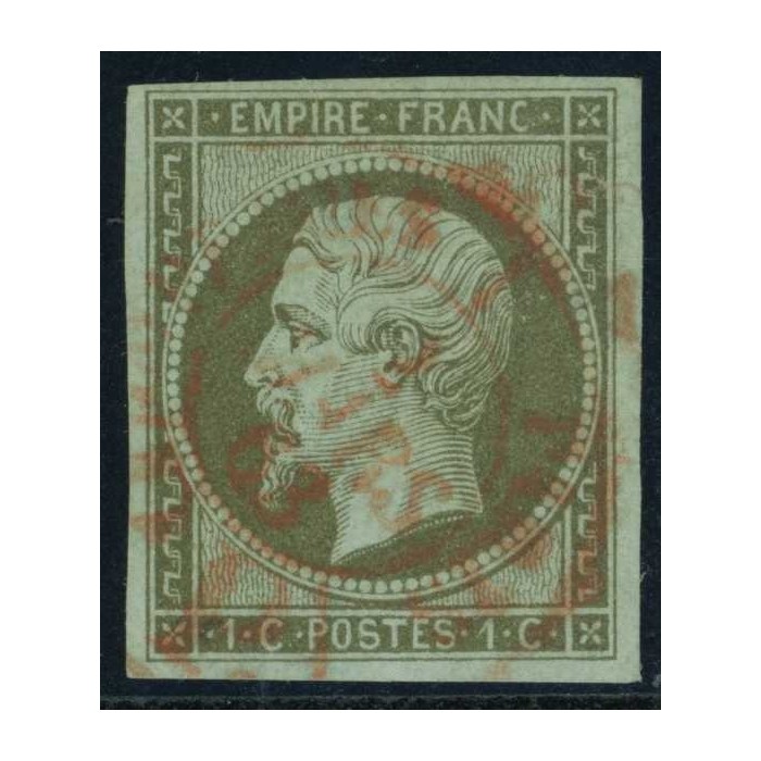 YT 11 - Cachet Rouge - Cote 175 Euros