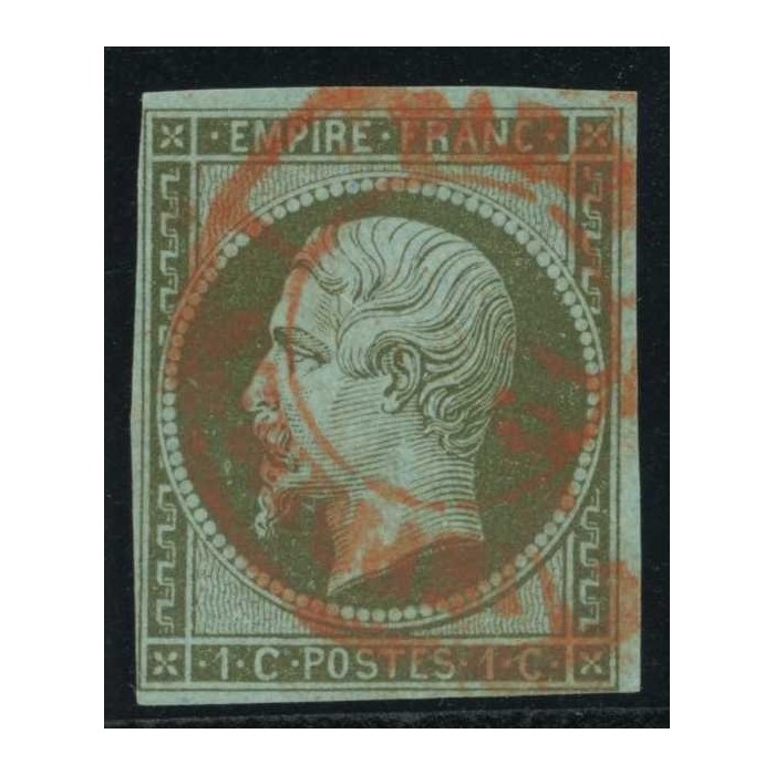 YT 11 - Cachet Rouge - Cote 175 Euros