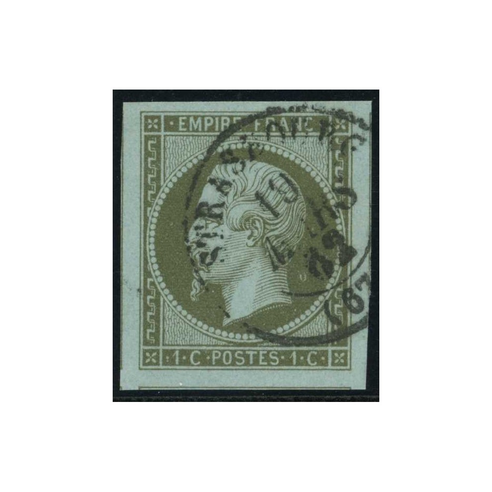 YT 11 - CaD - 19/3/62 - Variété : Anneau lune - Cote 170 Euros