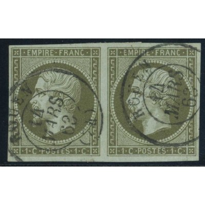 YT 11 - CaD Rouen - 14/3/63 - Signé - Paire - Cote 225 Euros
