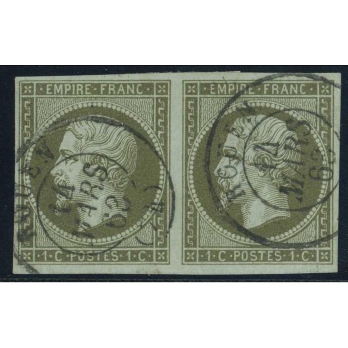 YT 11 - CaD Rouen - 14/3/63 - Signé - Paire - Cote 225 Euros
