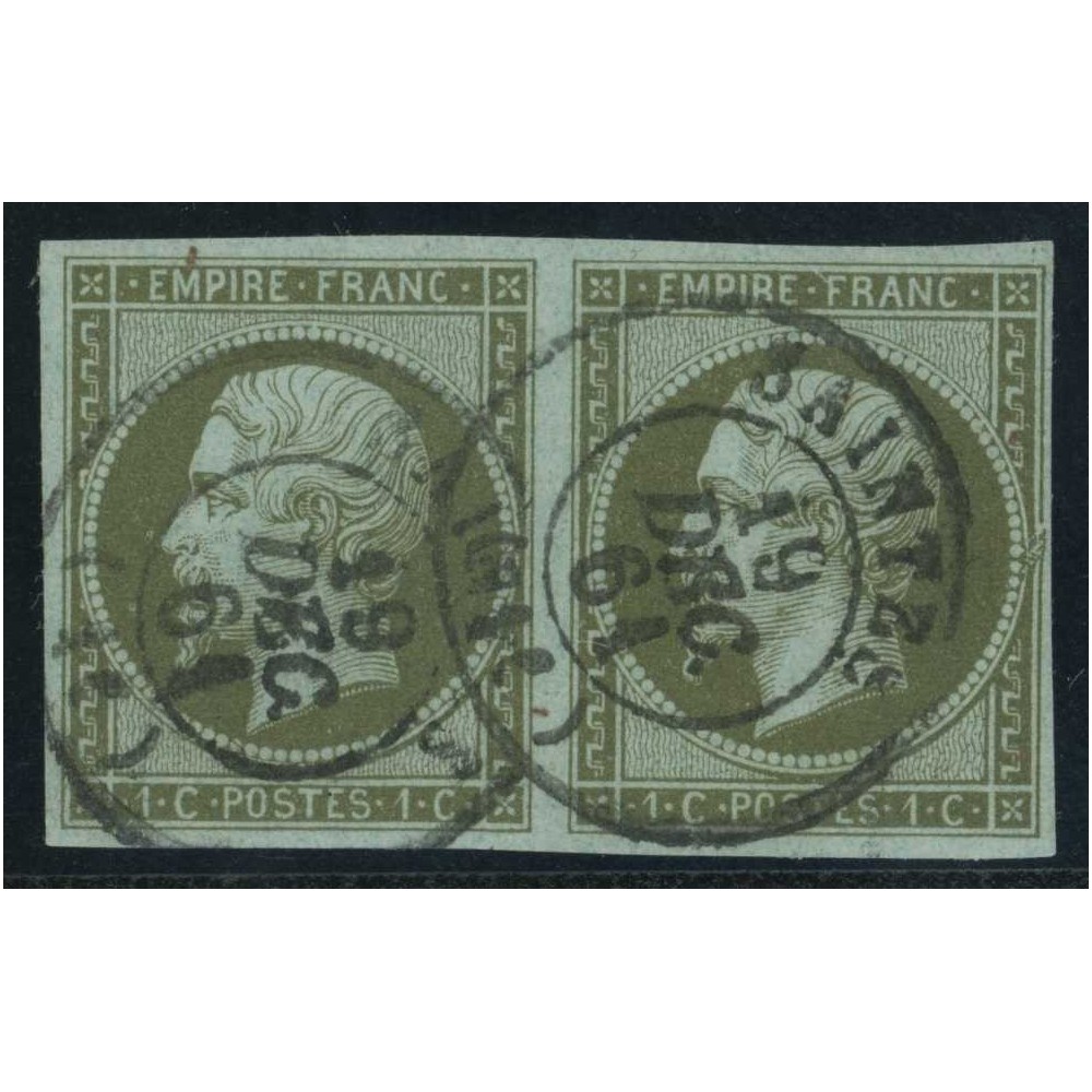 YT 11 - CaD Saintes - 19/12/61 - Paire - Cote 225 Euros