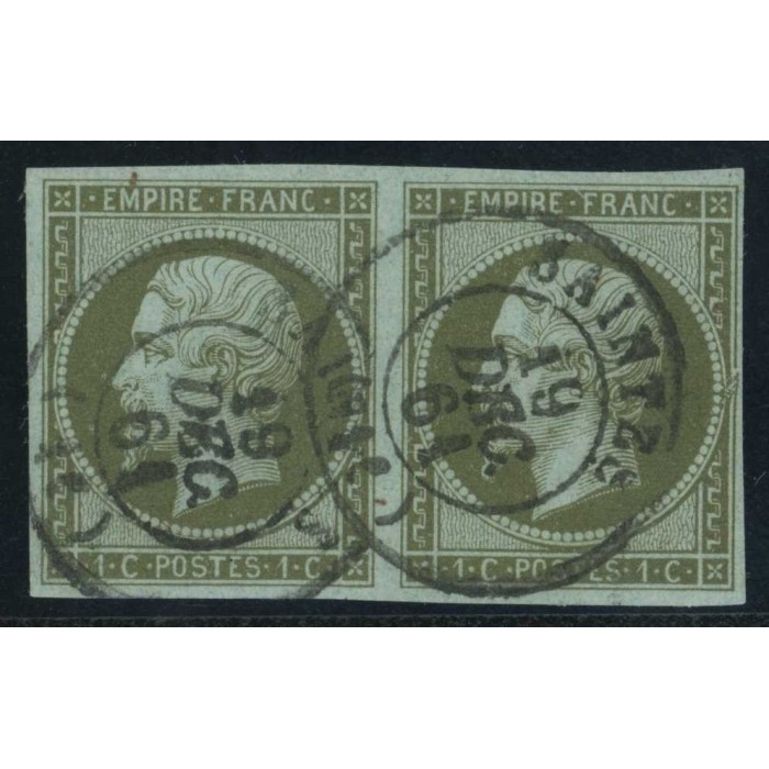 YT 11 - CaD Saintes - 19/12/61 - Paire - Cote 225 Euros
