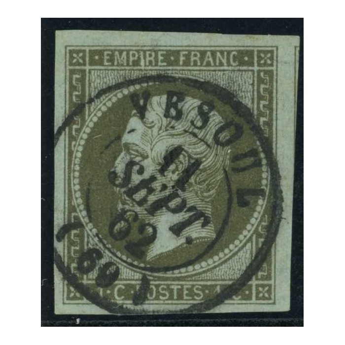 YT 11 - CaD Vesoul - 11/9/62 - Signé - Cote 90 Euros