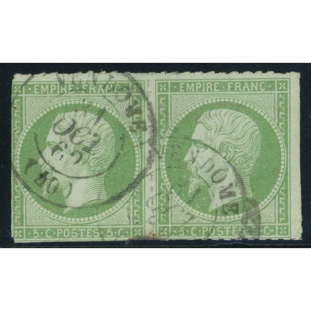 YT 12 - CaD Vendome - 31/10/62 - Percé en ligne - Paire