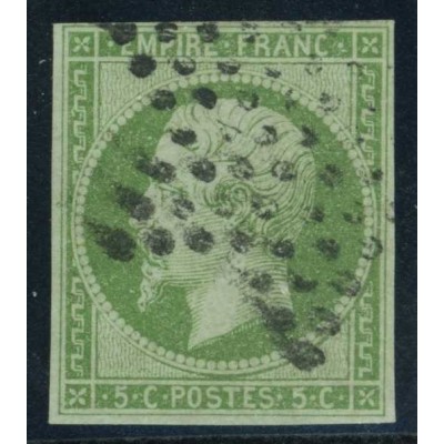YT 12 - Oblitéré Etoile - Signé Calves