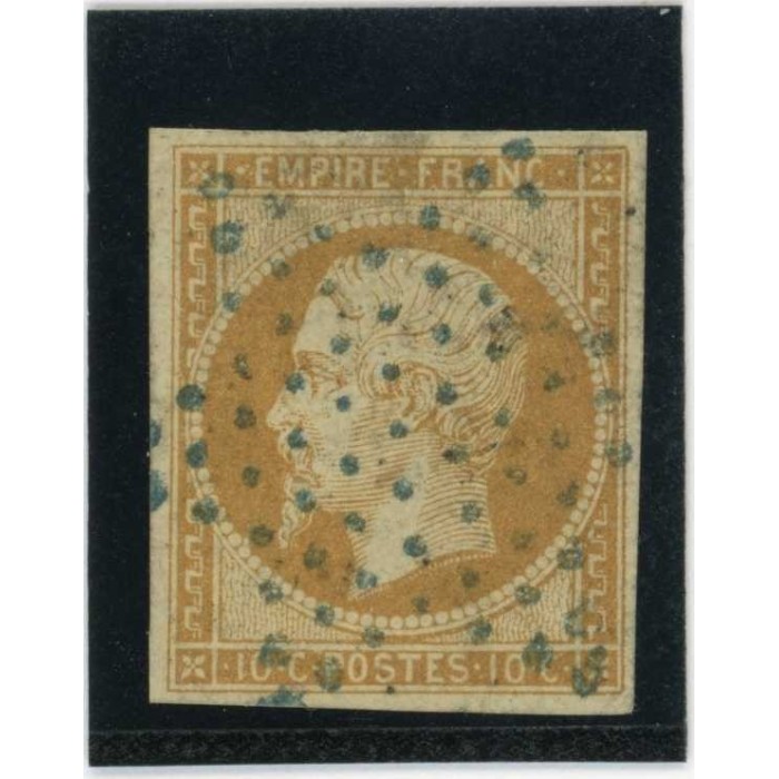 YT 13 A - Oblitéré Etoile bleu - Cote 190 Euros