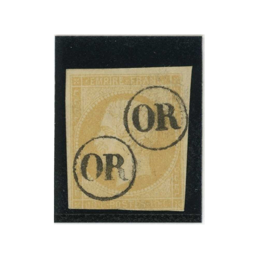 YT 13 A - Oblitéré OR dans un cercle - Cote 80 Euros