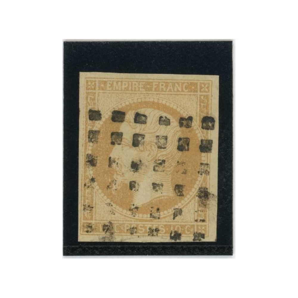YT 13 A - Oblitéré Gros points - Cote 60 Euros