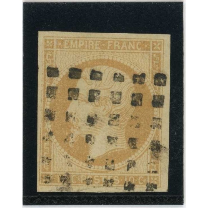 YT 13 A - Oblitéré Gros points - Cote 60 Euros