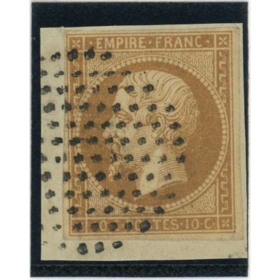 YT 13 A - Oblitéré Cercle de points - Cote 40 Euros