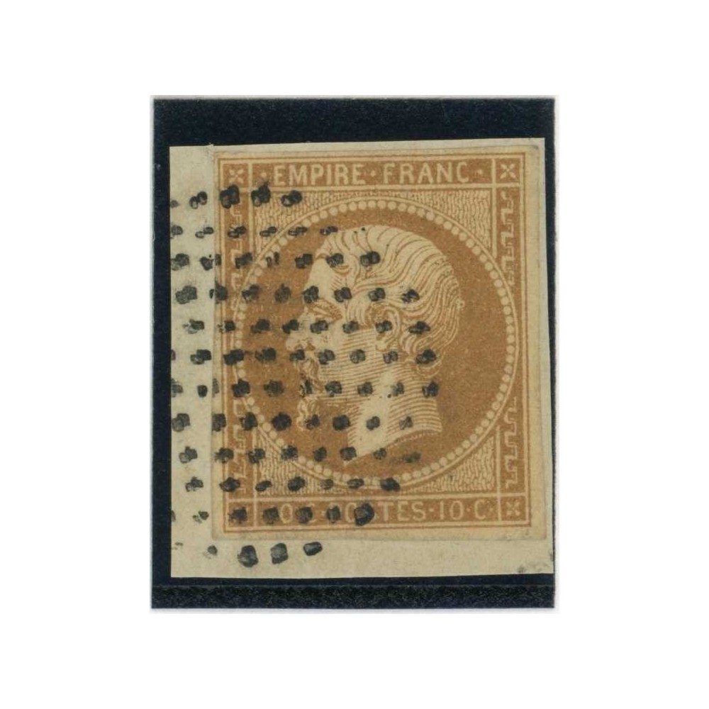 YT 13 A - Oblitéré Cercle de points - Cote 40 Euros