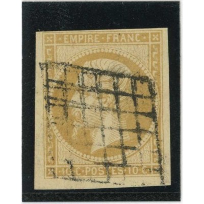 YT 13 A - Oblitéré Grille - Cote 70 Euros