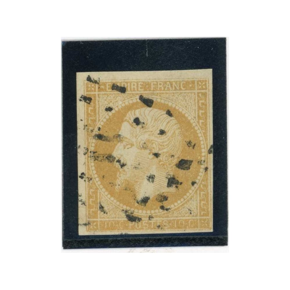 YT 13 A - Oblitéré Gros points - Cote 60 Euros