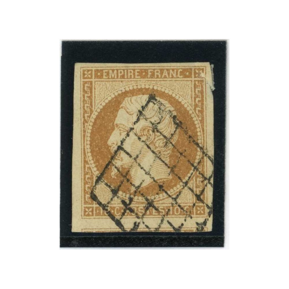 YT 13 - Oblitéré Grille - Cote 70 Euros