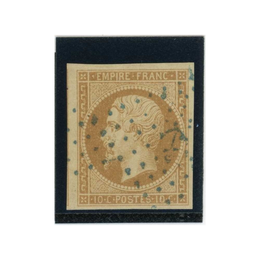YT 13 - Oblitéré Ancre bleu - Cote 200 Euros