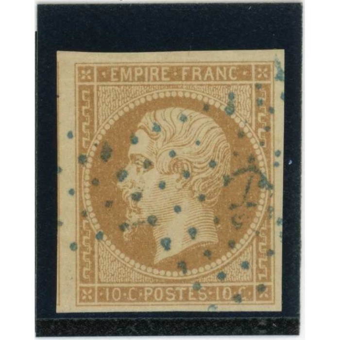 YT 13 - Oblitéré Ancre bleu - Cote 200 Euros