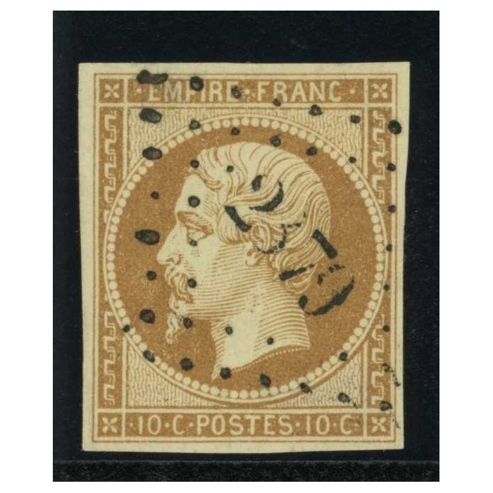 YT 13 B - Oblitéré PC 2379 - Paray le Monial - Saône et Loire (70) - Signé Brun - Cote 30 Euros