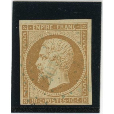 YT 13 B - Oblitéré PC 4018 - Varna  - Turquie (Empire ottoman) - Bleu - Cote 220 Euros
