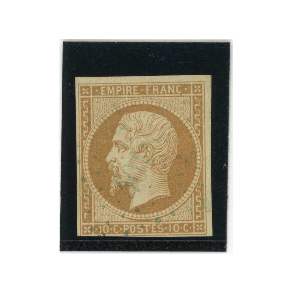 YT 13 B - Oblitéré PC 4018 - Varna  - Turquie (Empire ottoman) - Bleu - Cote 220 Euros