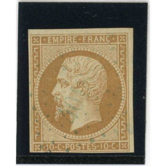 YT 13 B - Oblitéré PC 4018 - Varna  - Turquie (Empire ottoman) - Bleu - Cote 220 Euros