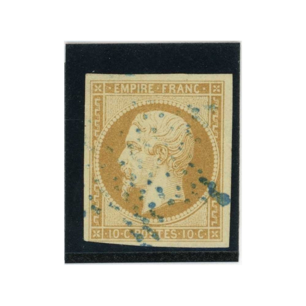 YT 13 A - Oblitéré Etoile bleu - Cote 190 Euros