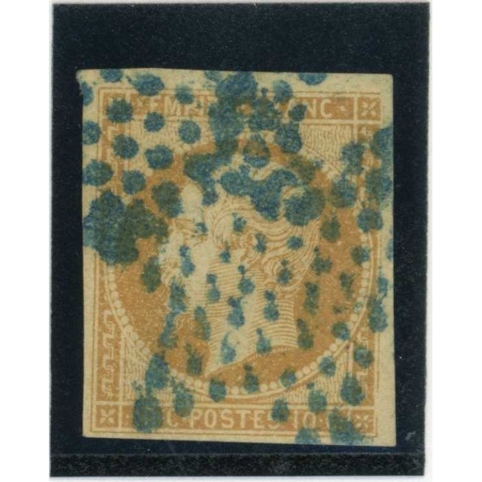 YT 13 A - Oblitéré Etoile bleu - Cote 190 Euros