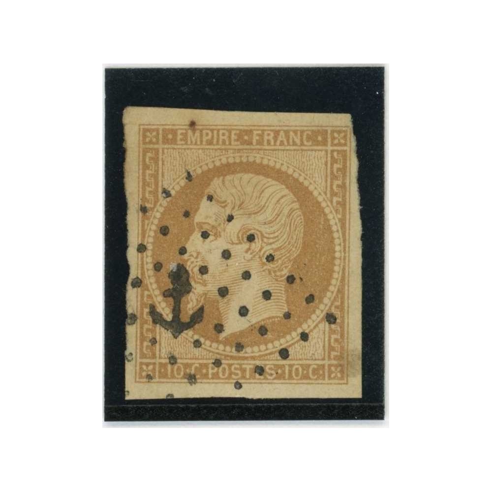 YT 13 B - Oblitéré Ancre - Cote 60 Euros