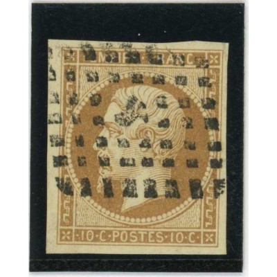 YT 13 - Oblitéré Gros points - Cote 60 Euros
