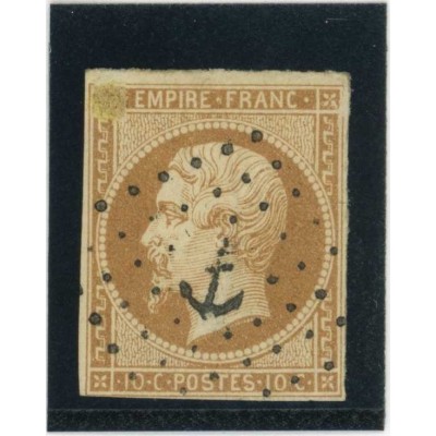 YT 13 - Oblitéré Ancre - Cote 45 Euros
