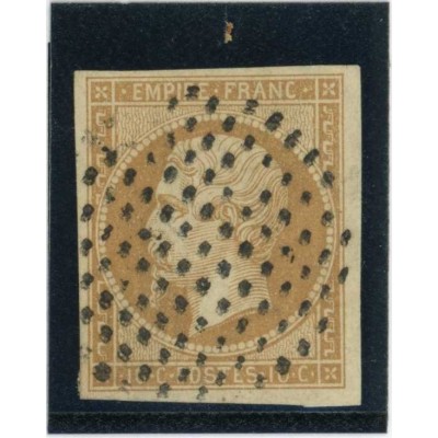 YT 13 - Oblitéré Cercle de points - Cote 40 Euros