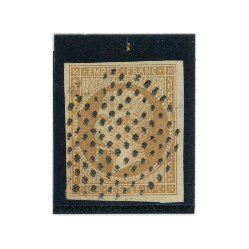 YT 13 - Oblitéré Cercle de points - Cote 40 Euros