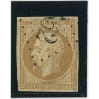YT 13 - Oblitéré GC 652 - Brossac - Charente (15) - Cote 35 Euros