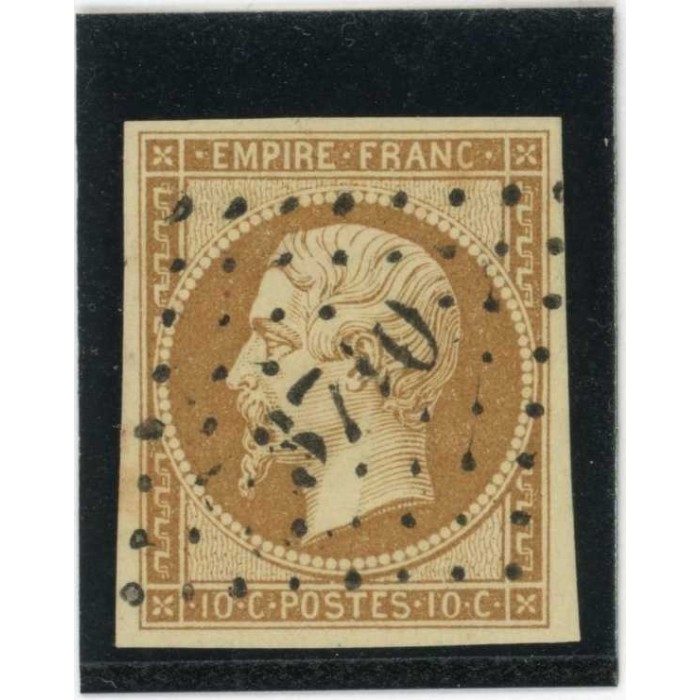 YT 13 - Oblitéré PC 3710 - Alger - Alger (Algérie) - Cote 20 Euros