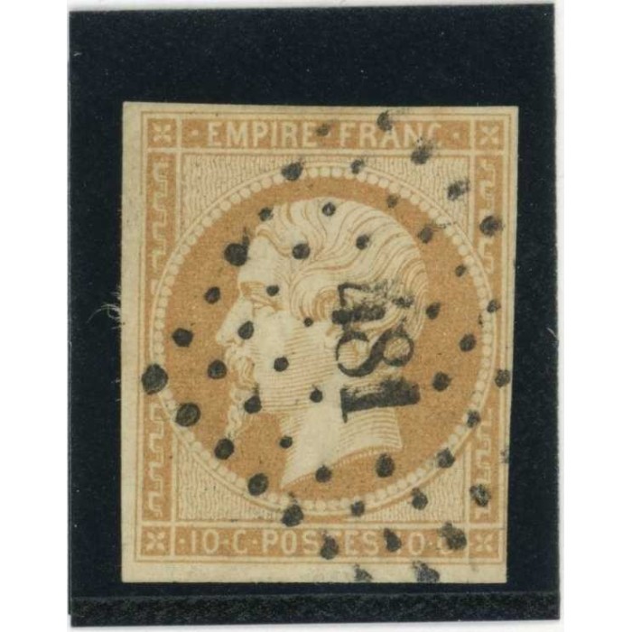 YT 13 - Oblitéré PC 481 - Bourges - Cher (17) - Cote 20 Euros
