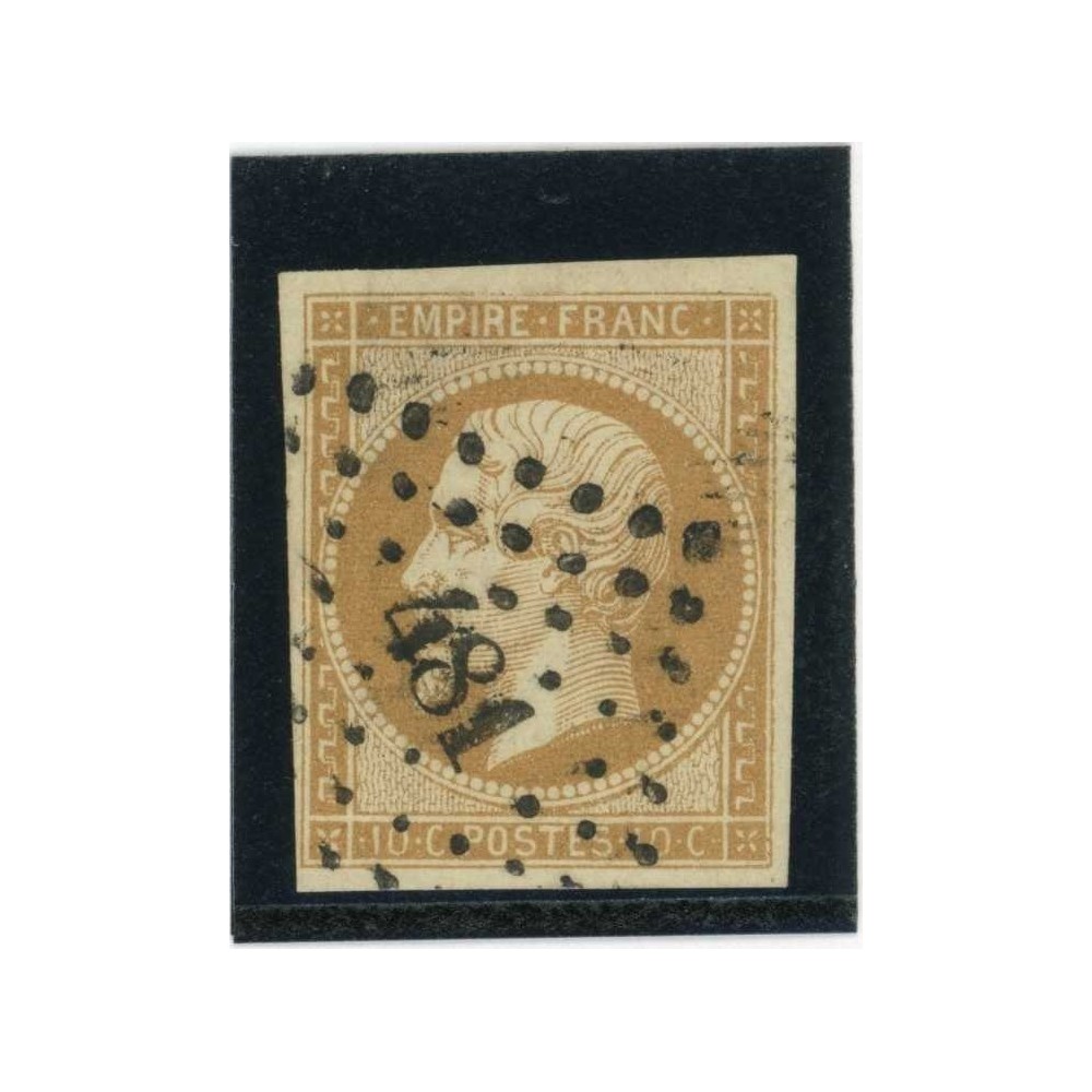 YT 13 - Oblitéré PC 481 - Bourges - Cher (17) - Cote 20 Euros