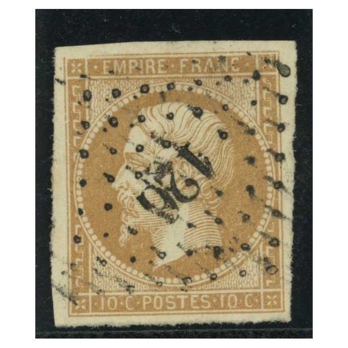 YT 13 - Oblitéré PC 126 - Argenton sur Creuse - Indre (35) - Cote 20 Euros