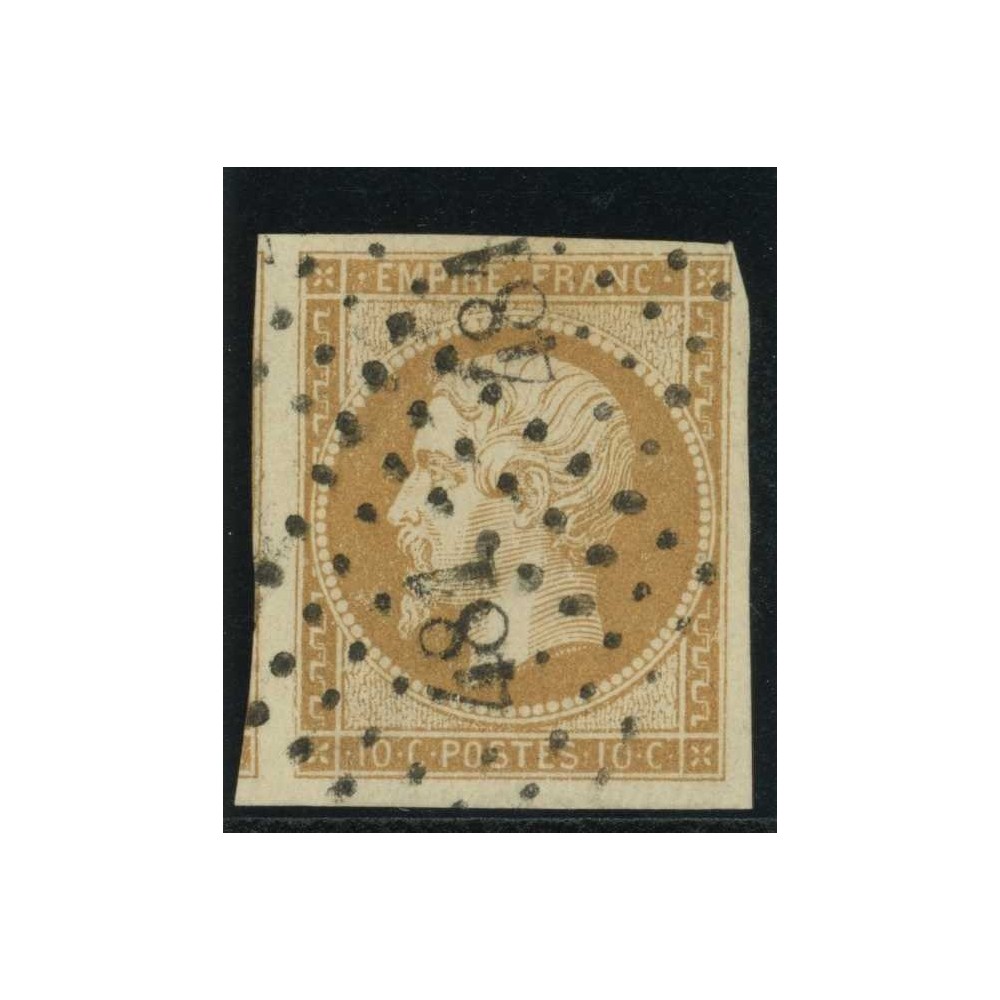 YT 13 - Oblitéré PC 481 - Bourges - Cher (17) - Cote 20 Euros