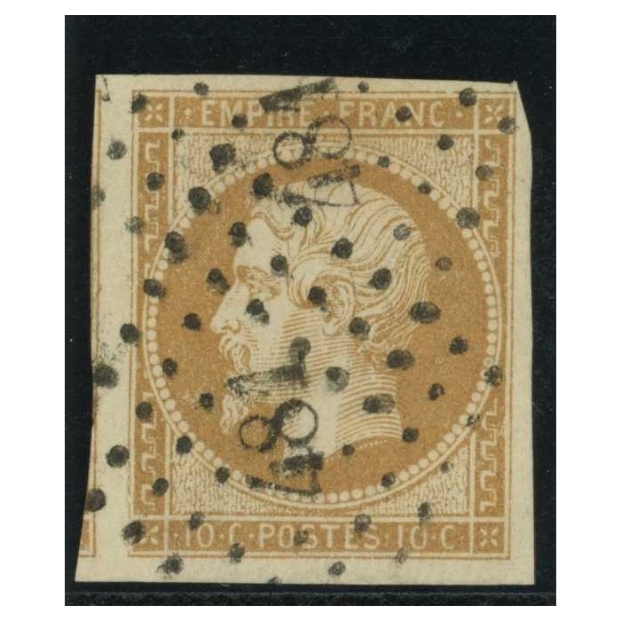 YT 13 - Oblitéré PC 481 - Bourges - Cher (17) - Cote 20 Euros
