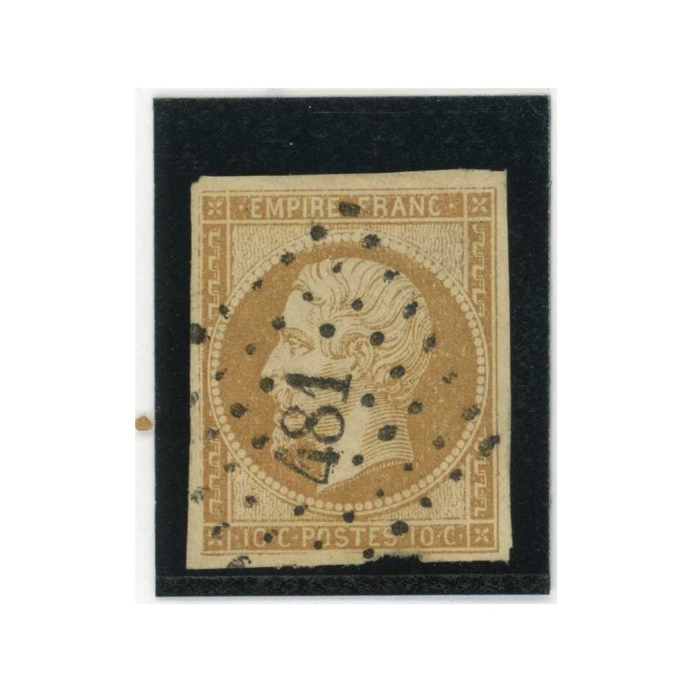 YT 13 - Oblitéré PC 481 - Bourges - Cher (17) - Cote 20 Euros