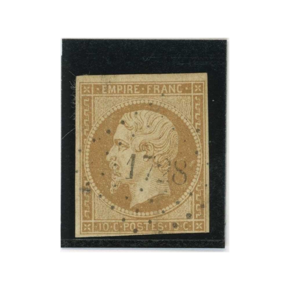 YT 13 - Oblitéré PC 1728 - Lillebonne - Seine Maritime Seine Inférieure (74) - Cote 20 Euros