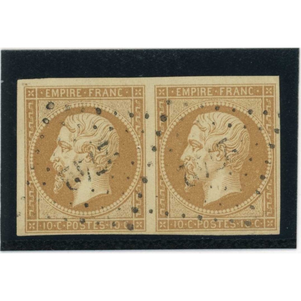 YT 13 - Oblitéré PC 2742 - Rouillac - Charente (15) - Paire - Cote 65 Euros