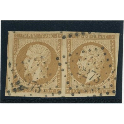 YT 13 - Oblitéré PC 2273 - Niort - Deux Sèvres (75) - Paire - Cote 45 Euros