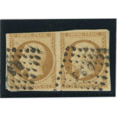 YT 13 - Oblitéré Lettre DS1 - Paire - Cote 45 Euros