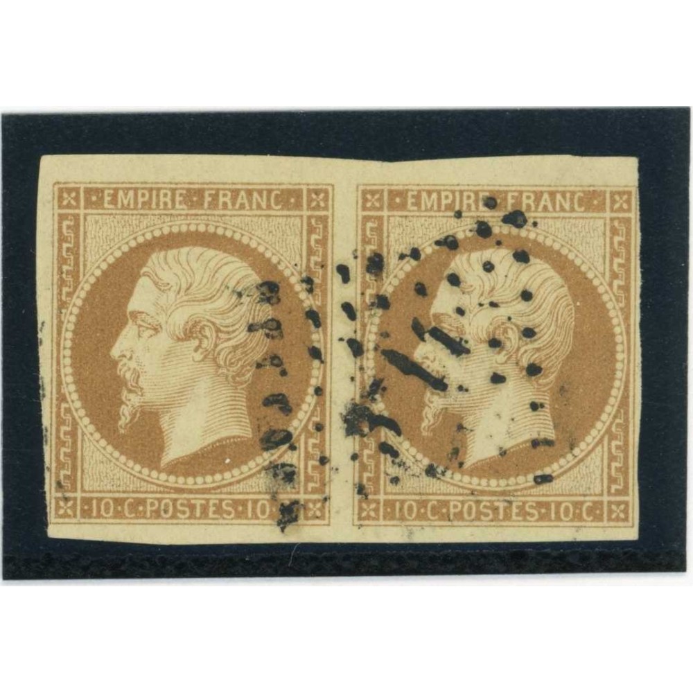 YT 13 - Oblitéré - Paire - Cote 45 Euros