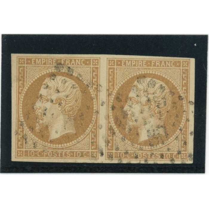 YT 13 - Oblitéré - Paire - Cote 45 Euros