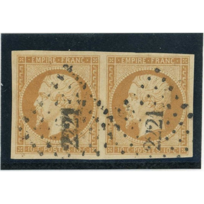 YT 13 - Oblitéré PC 2221 - Nantes - Loire Atlantique Loire Inférieure (42) - Paire - Cote 45 Euros