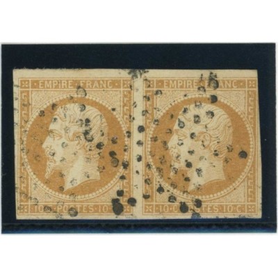 YT 13 - Oblitéré Etoile - Paire - Cote 45 Euros