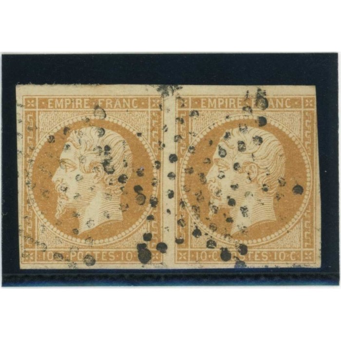 YT 13 - Oblitéré Etoile - Paire - Cote 45 Euros